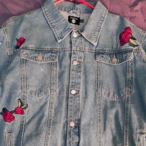 Plus denim jacket